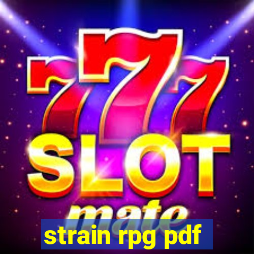 strain rpg pdf